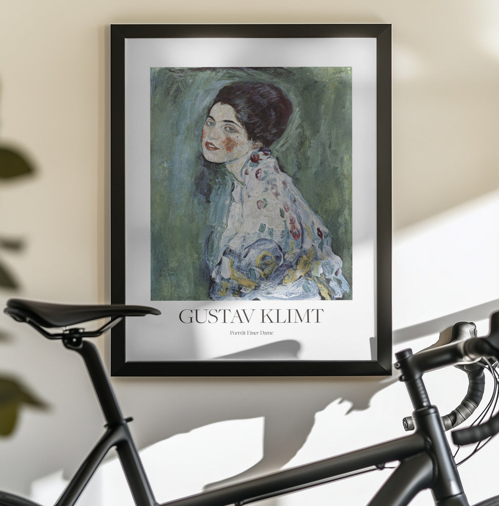 Porträt Einer Dame (1916–1917) Poster - Poster / Art Print - interiör