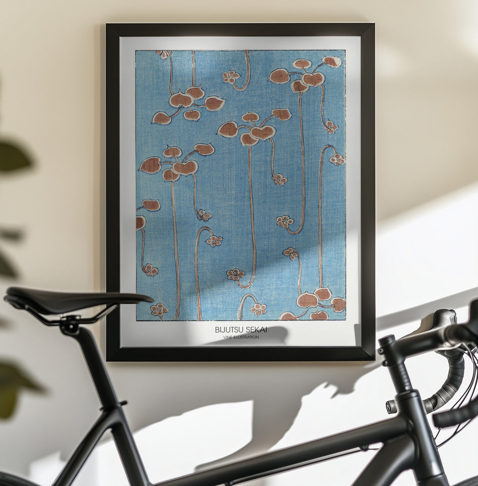 Vine Illustration - Poster / Art Print - interiör
