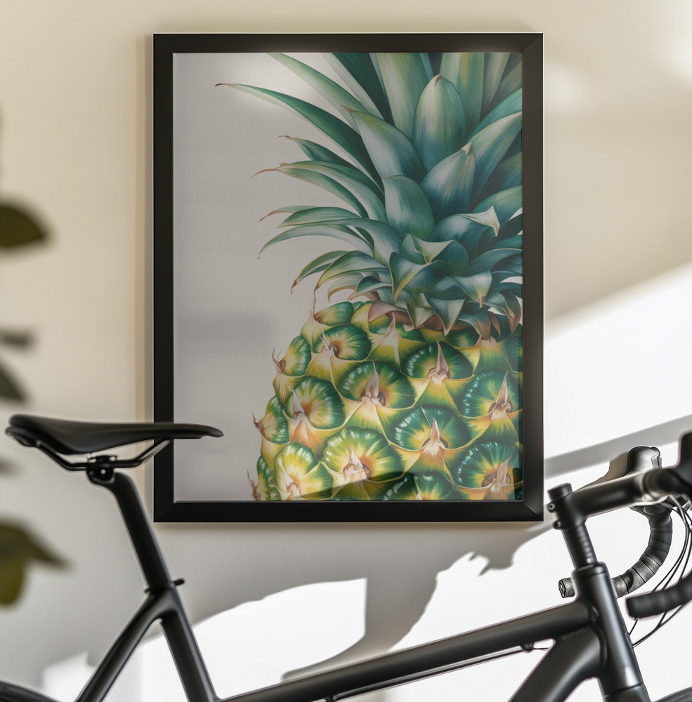 Pineapple Close Up - Poster / Art Print - interiör