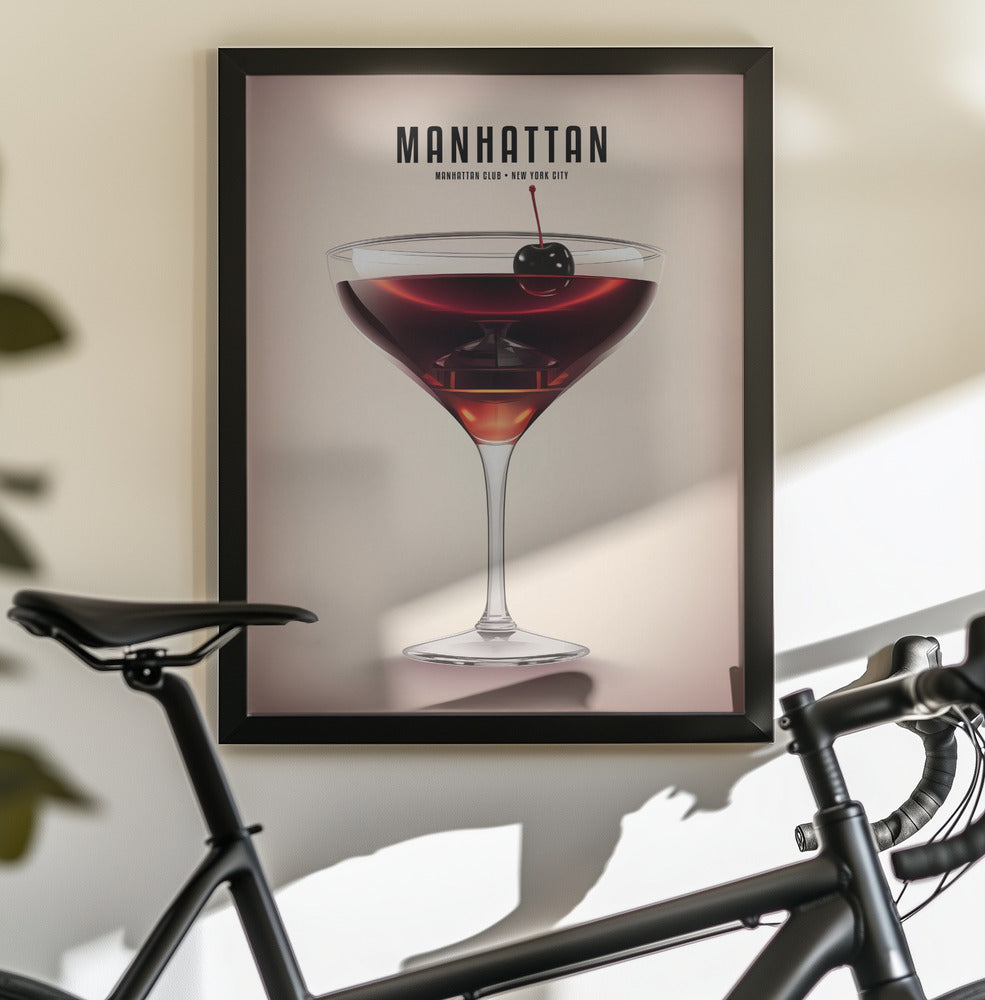 Manhattan Cocktail - Poster / Art Print - interiör