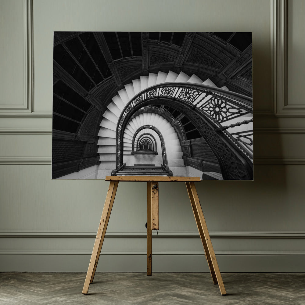 Staircase - Poster / Art Print - interiör