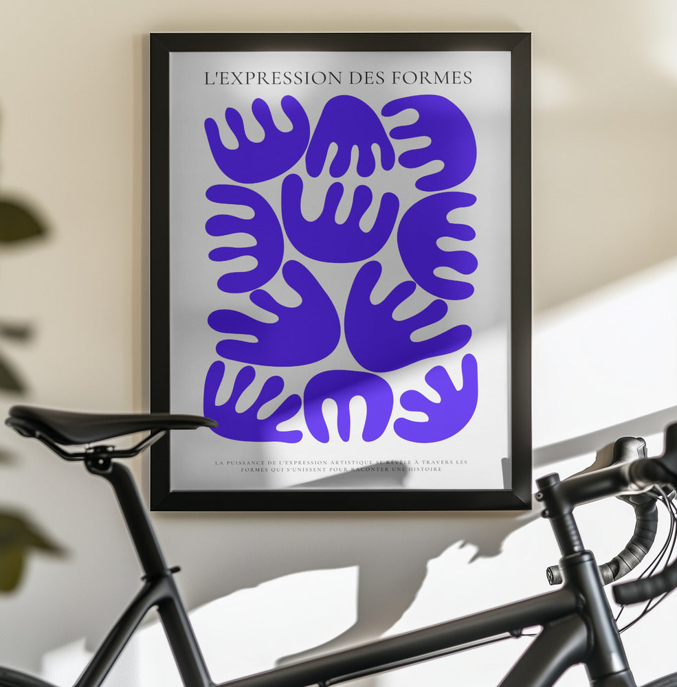 HARMONIE BLEU - Poster / Art Print - interiör