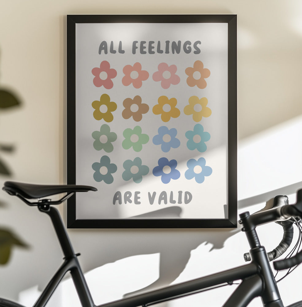 All Feelings Are Valid - Poster / Art Print - interiör