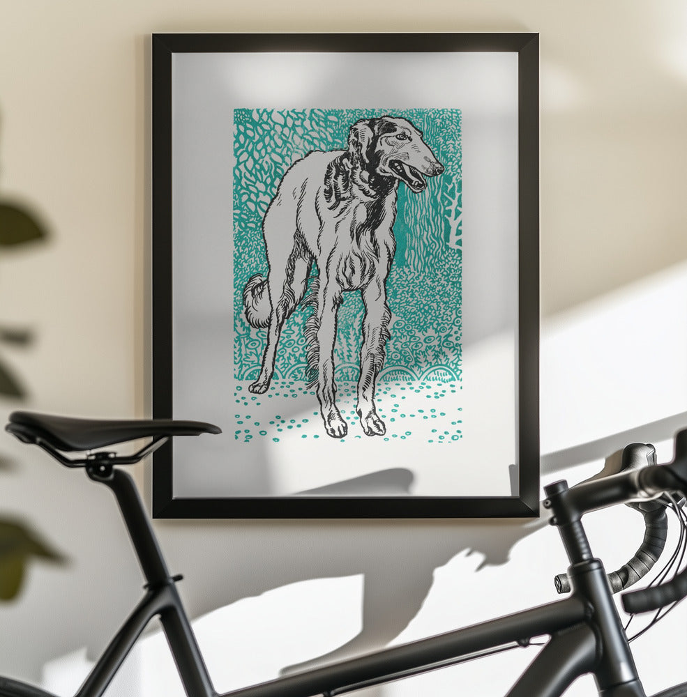 Greyhound - Poster / Art Print - interiör