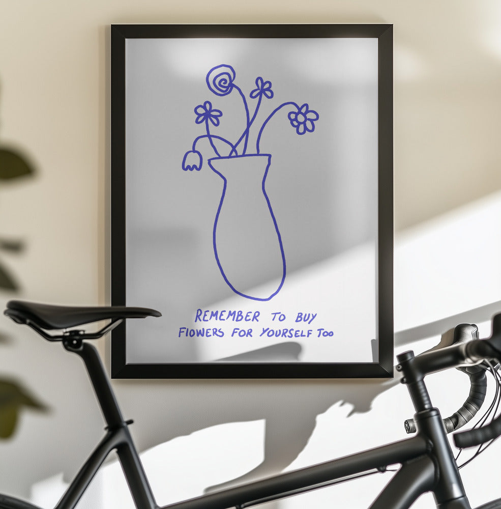 Buy Flowers for Yourself - Poster / Art Print - interiör