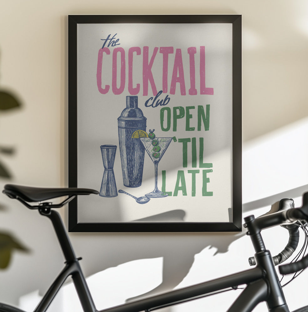 The Cocktail Club - Poster / Art Print - interiör