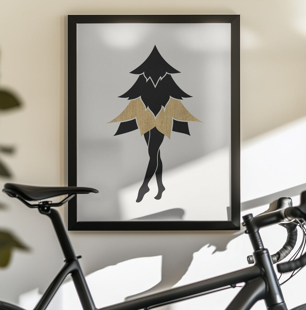 Lady Gaga At Christmas (vers.2) - Poster / Art Print - interiör