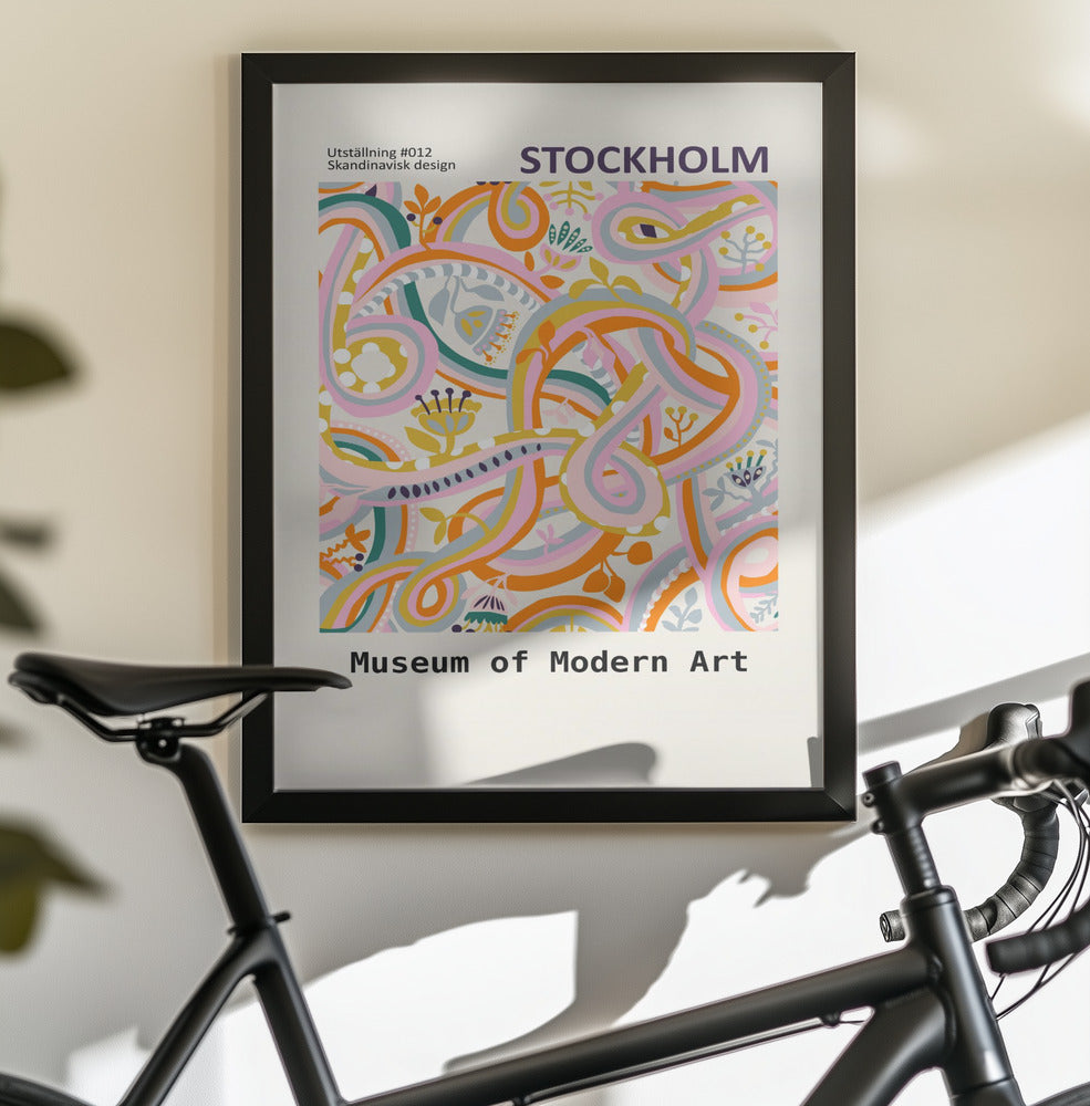 Botanical dopamine Exhibition Stockholm - Poster / Art Print - interiör