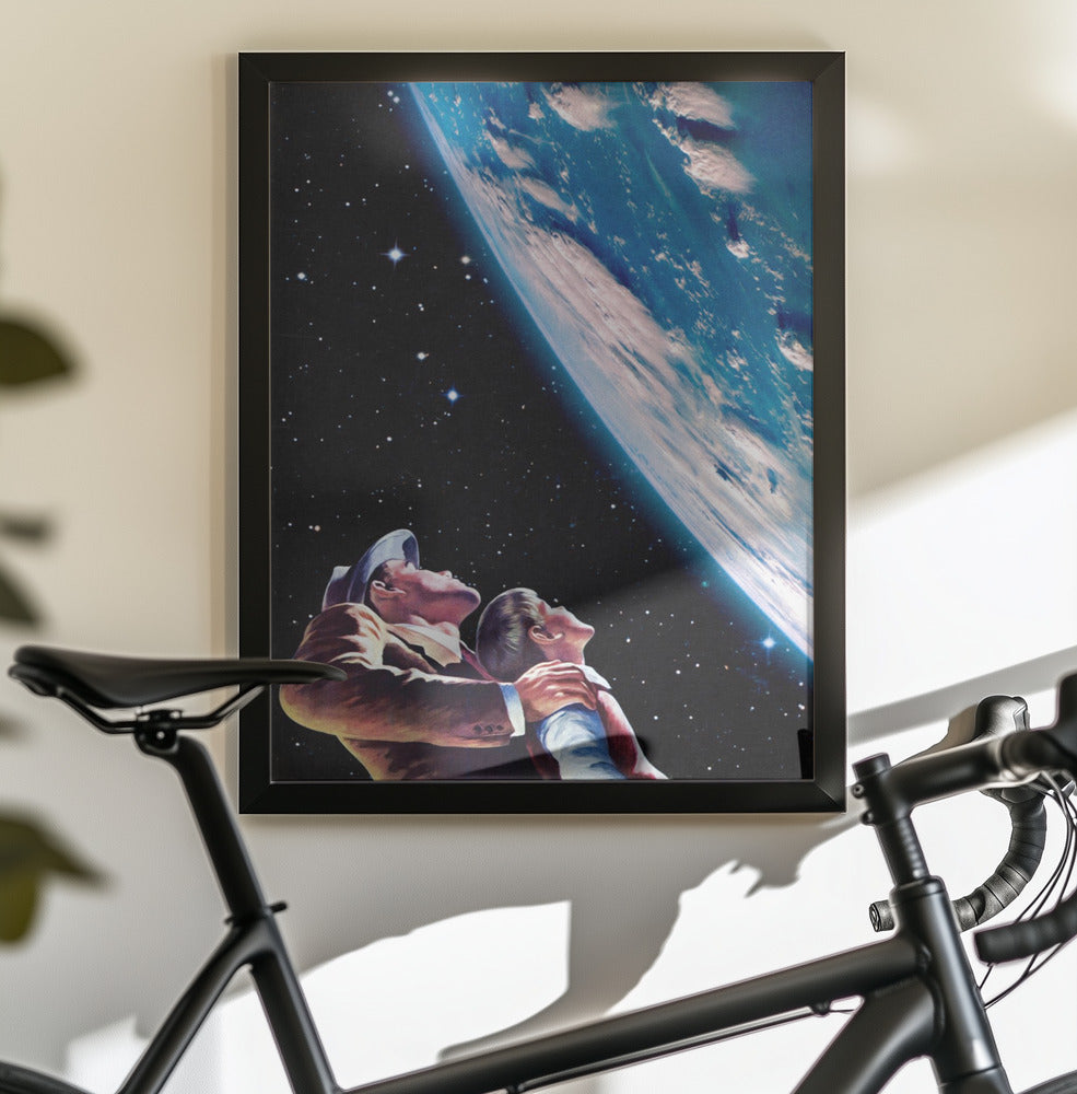 Father and Son - Poster / Art Print - interiör