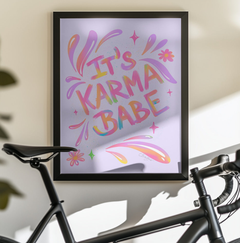 Karma Babe - Poster / Art Print - interiör