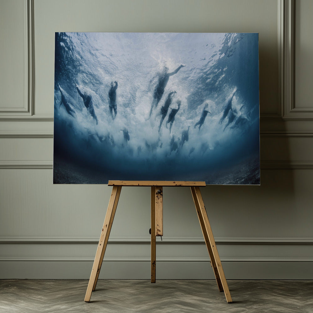 Swim - Poster / Art Print - interiör