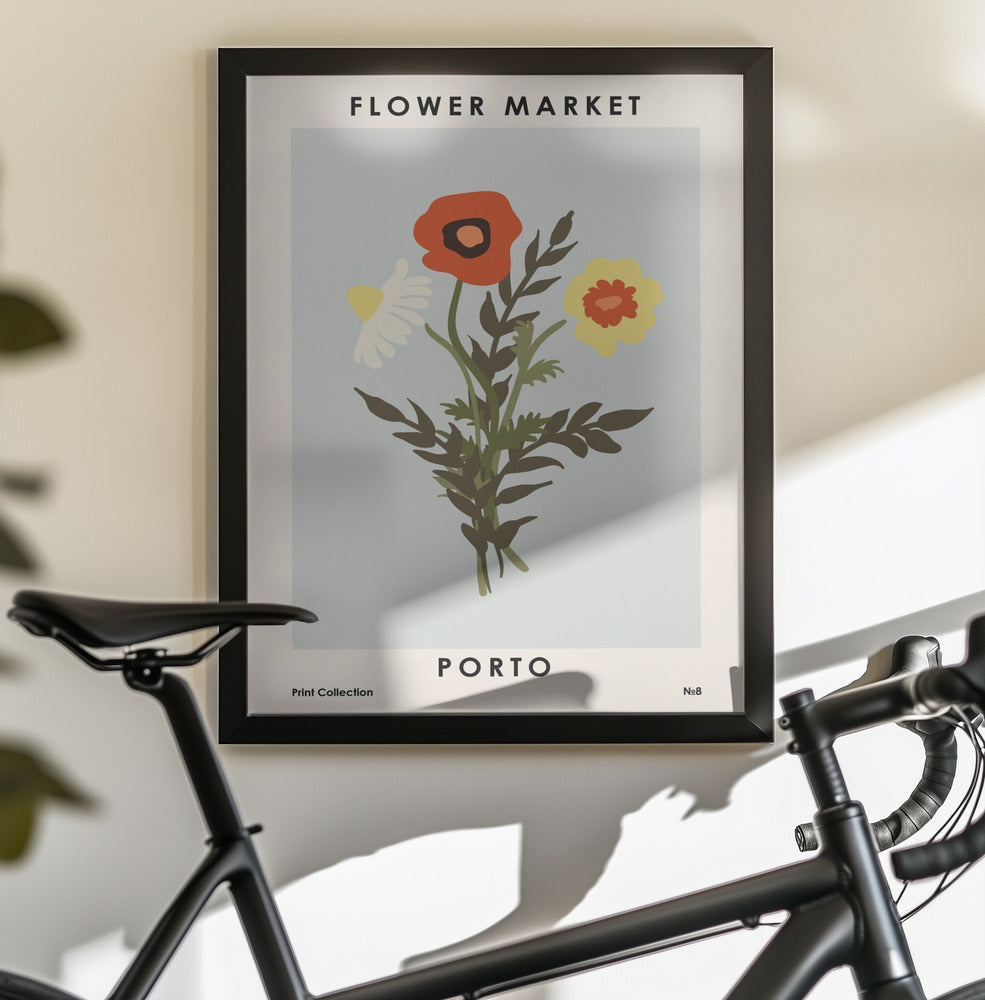 Flower Market Porto - Poster / Art Print - interiör