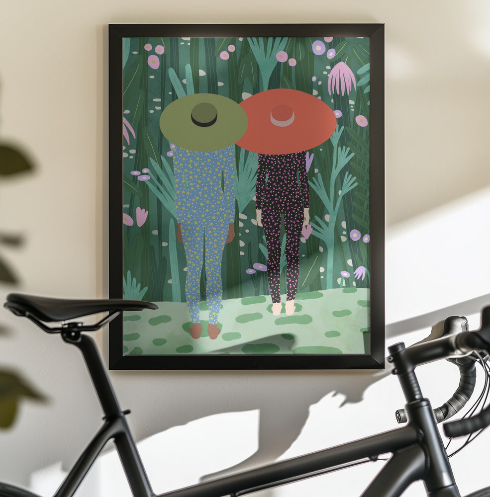 Jungle Pijamas - Poster / Art Print - interiör