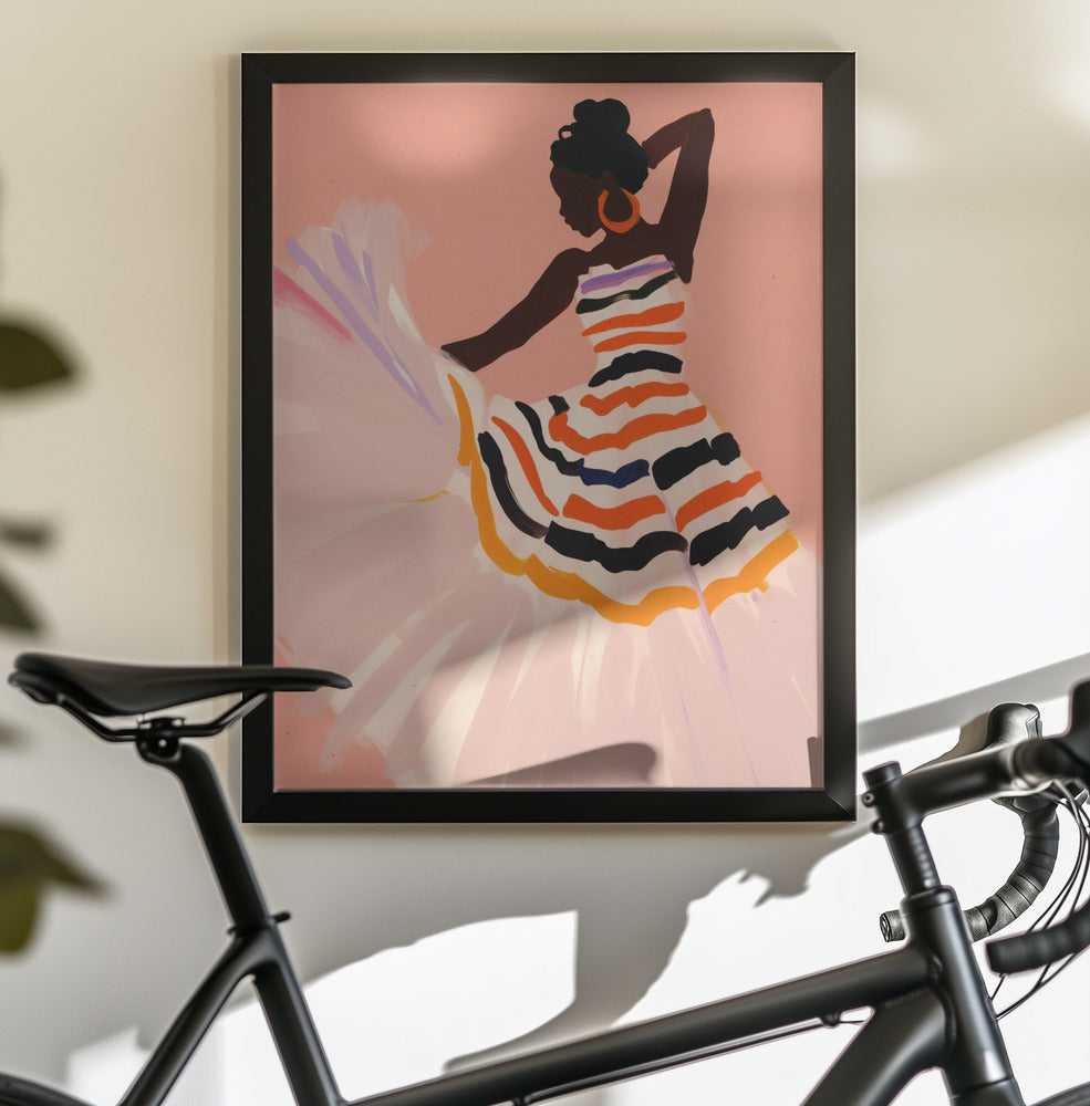 Dancing Amita No 2 - Poster / Art Print - interiör