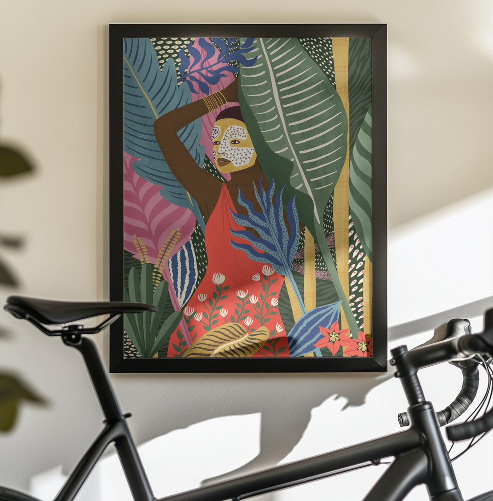Mask - Poster / Art Print - interiör