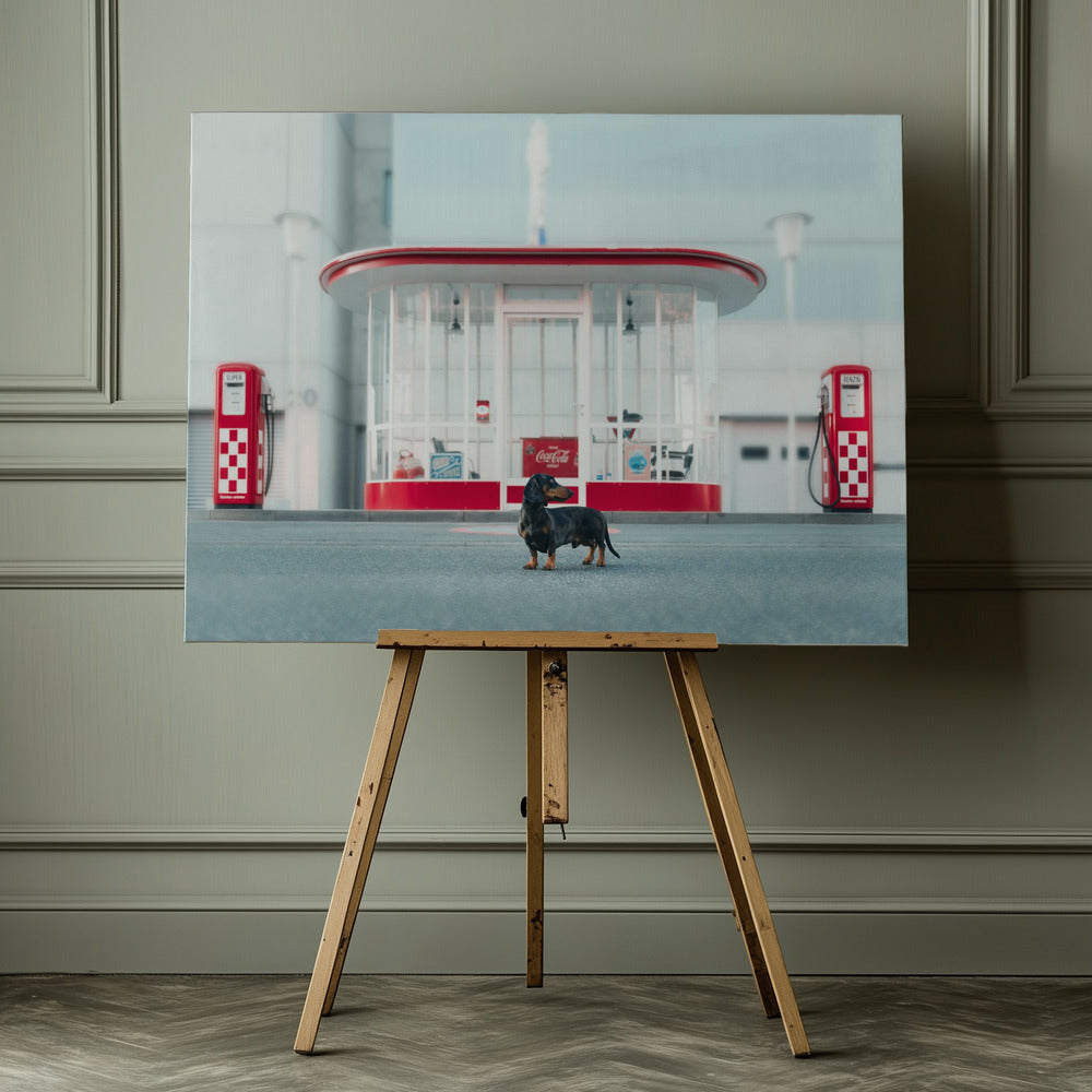 Der Tankwart - Poster / Art Print - interiör