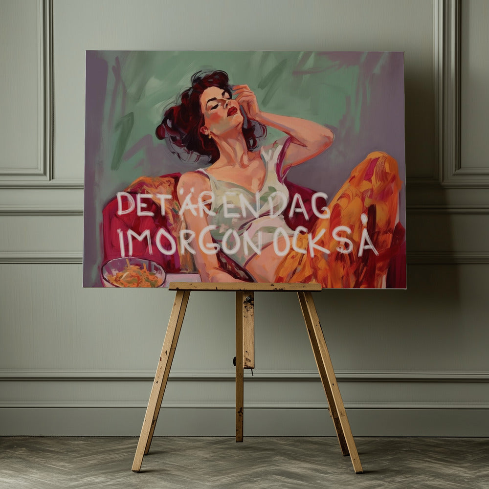 Det är en dag imorgon också - Poster / Art Print - interiör