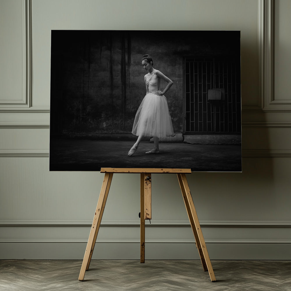 The girl - Poster / Art Print - interiör