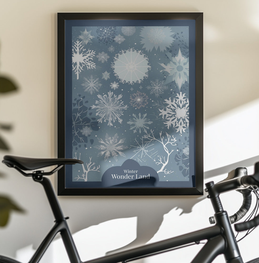Winter Wonder Land - Poster / Art Print - interiör
