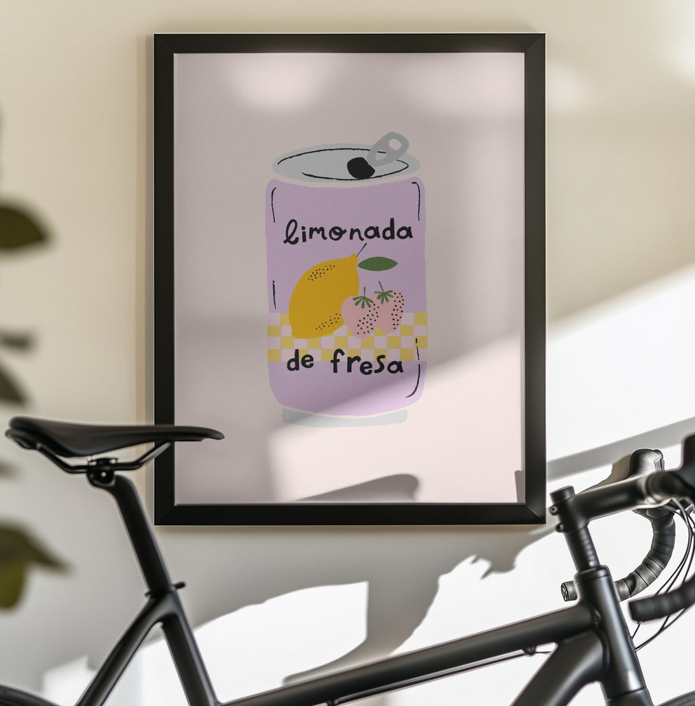 Strawberry Lemonade - Poster / Art Print - interiör