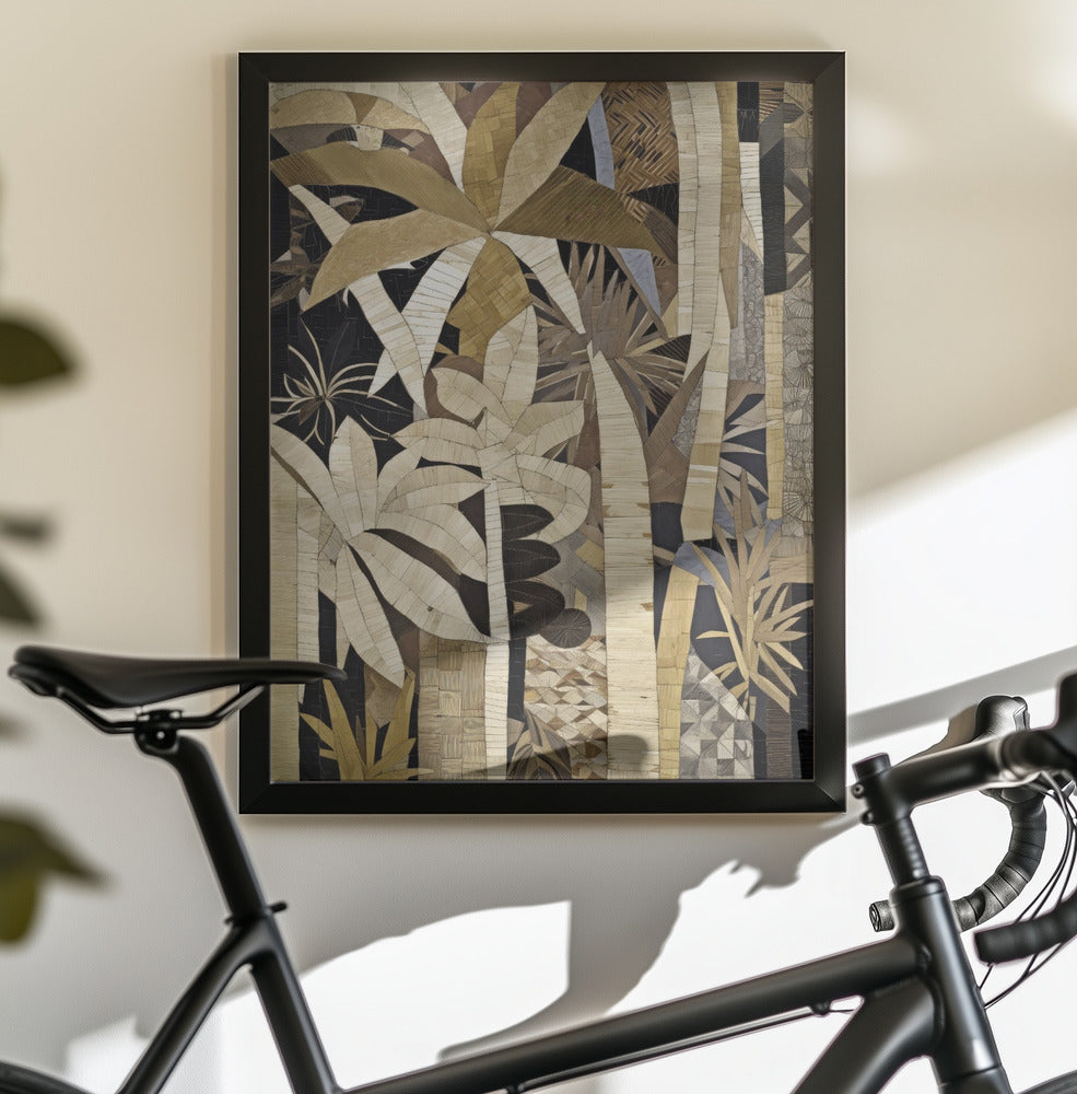 Bamboo Jungle - Poster / Art Print - interiör