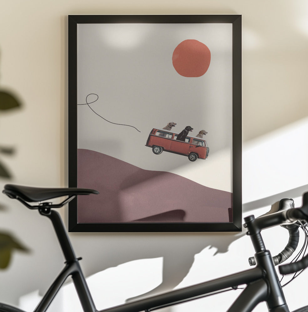 Adventure gang - Poster / Art Print - interiör