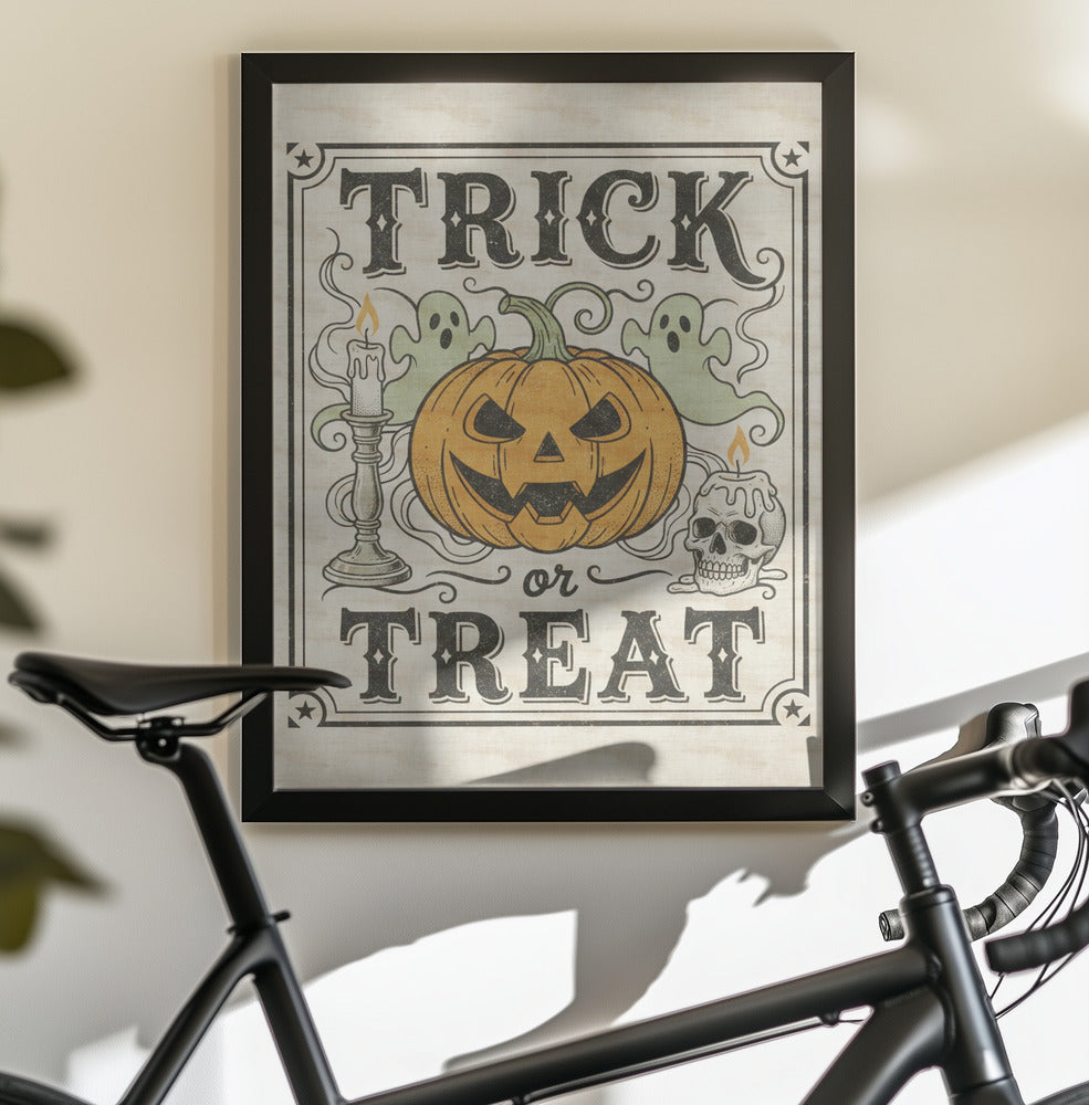 Trick or Treat - Poster / Art Print - interiör