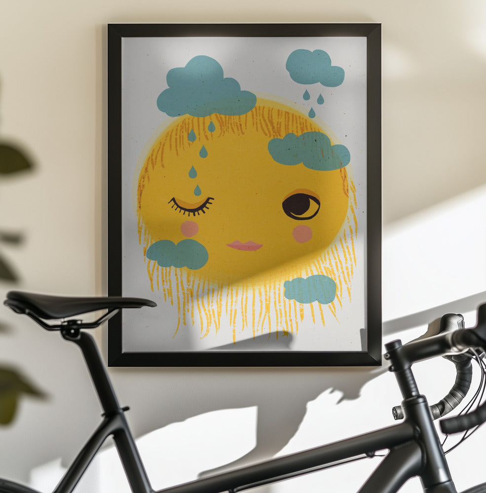 Sun And Rain - Poster / Art Print - interiör