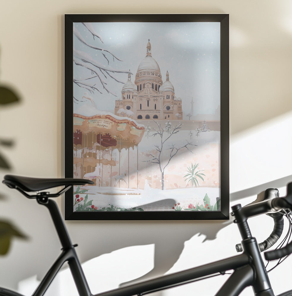 Winter in Paris - Poster / Art Print - interiör