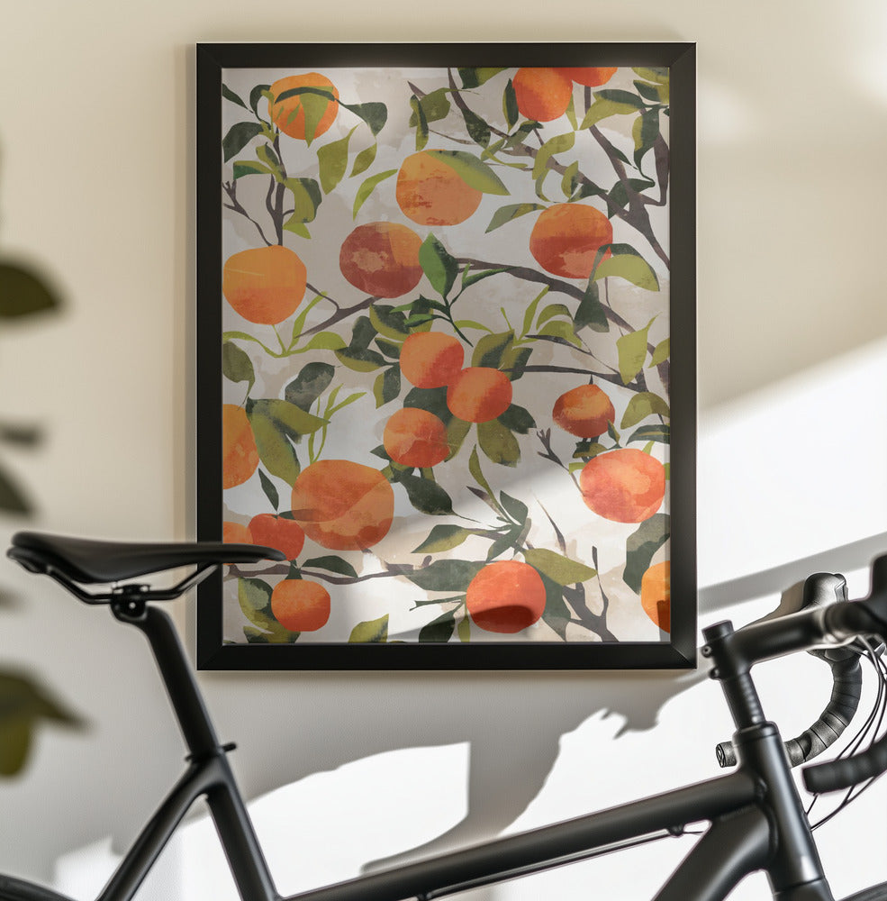 Oranges - Poster / Art Print - interiör