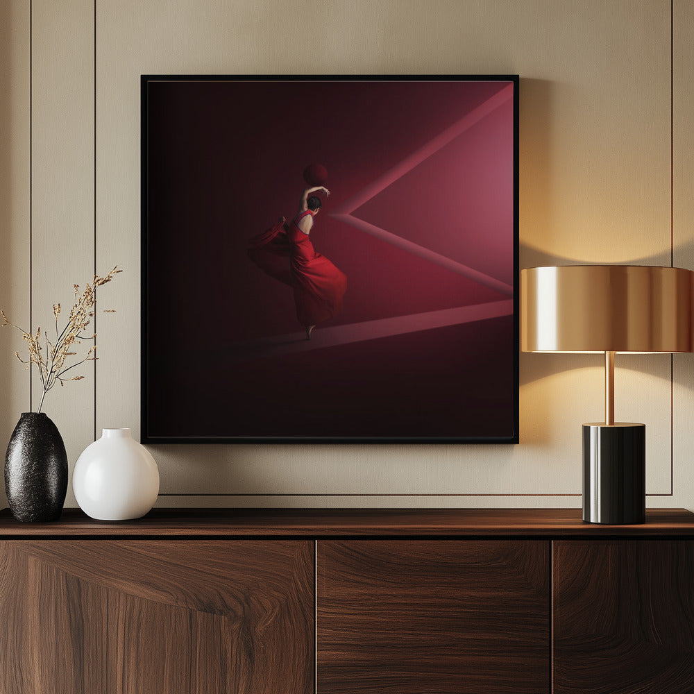 Dance Into The Light - Poster / Art Print - interiör