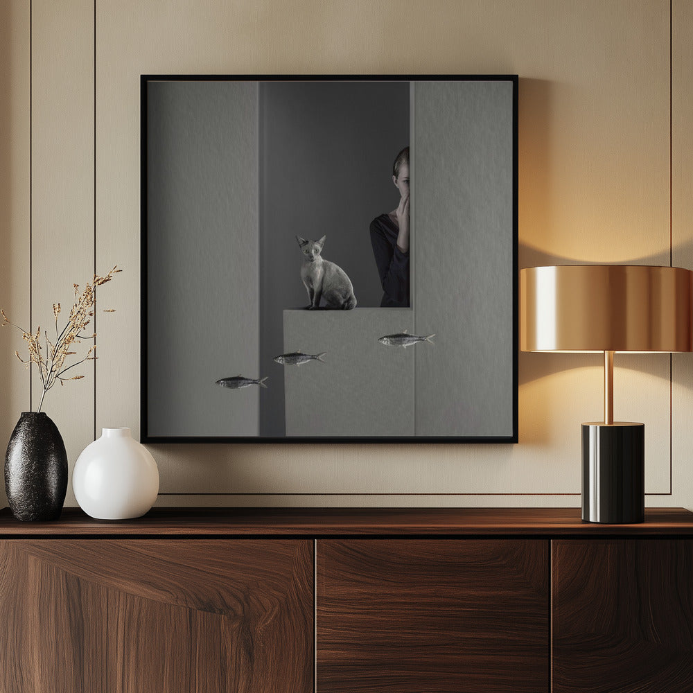 Who moved my fish ( epilogue ) - Poster / Art Print - interiör