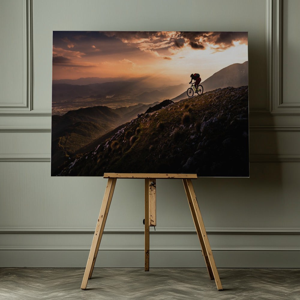 Sunset Ride - Poster / Art Print - interiör