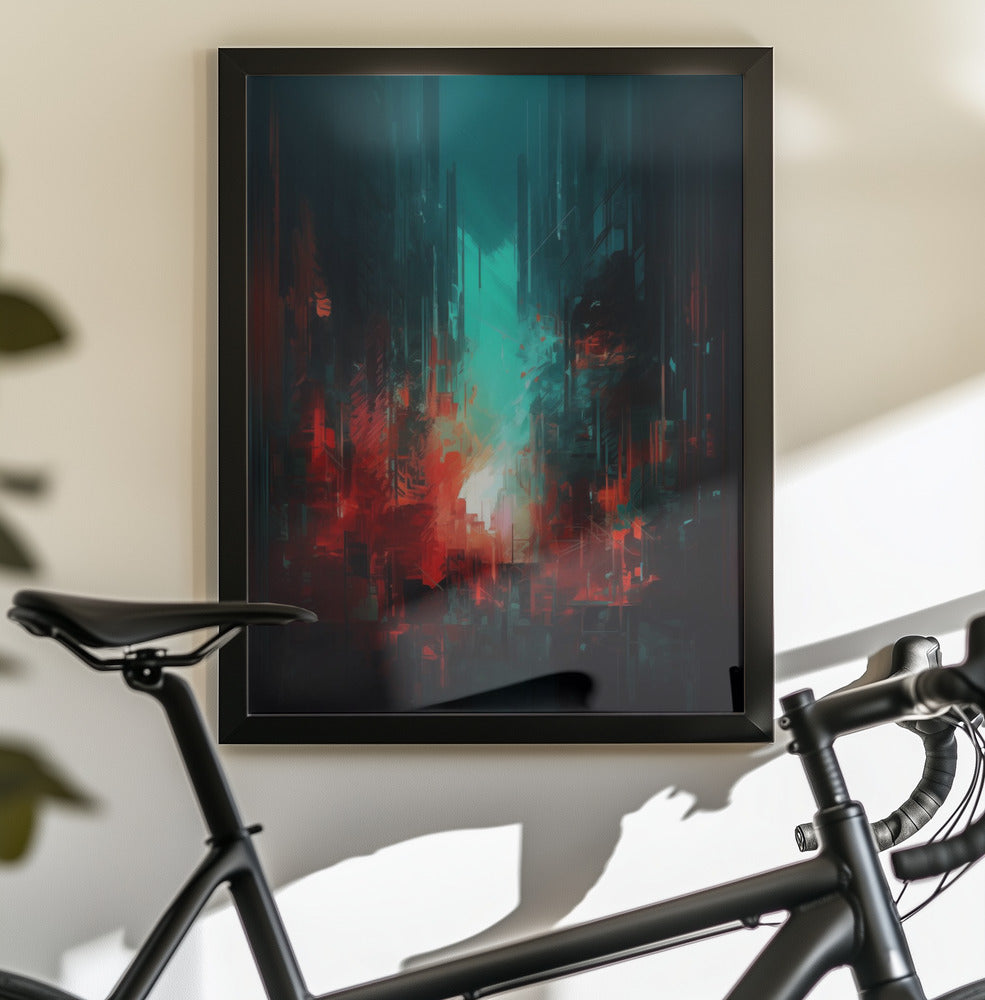 Escaping No 1 - Poster / Art Print - interiör