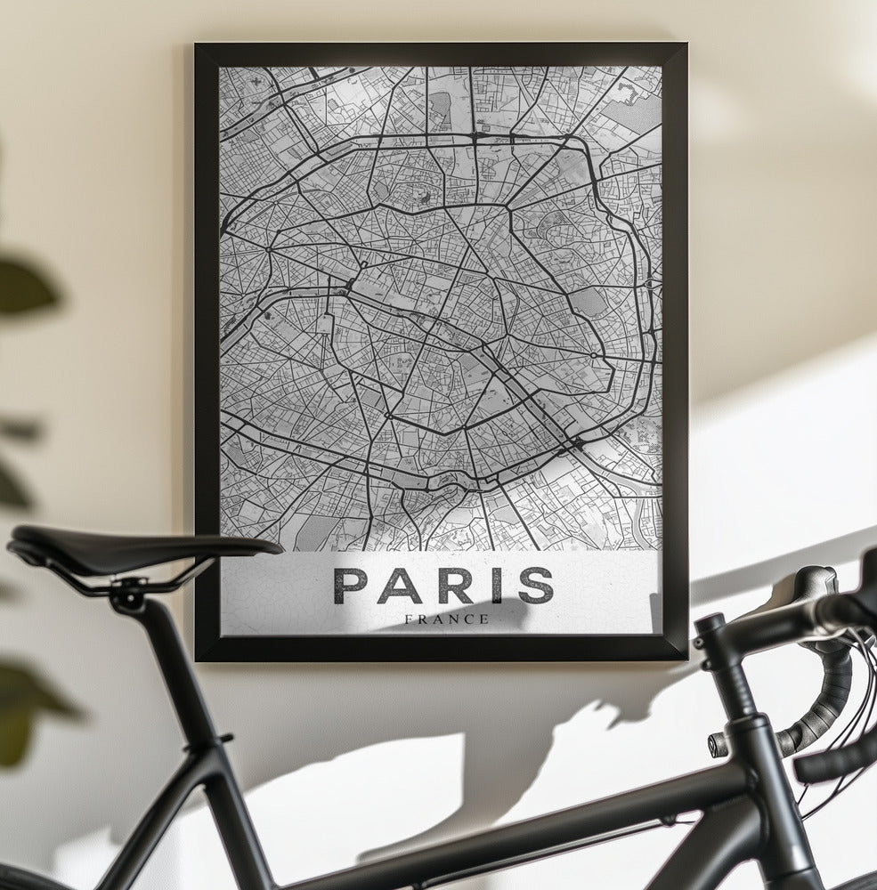 Paris White - Poster / Art Print - interiör