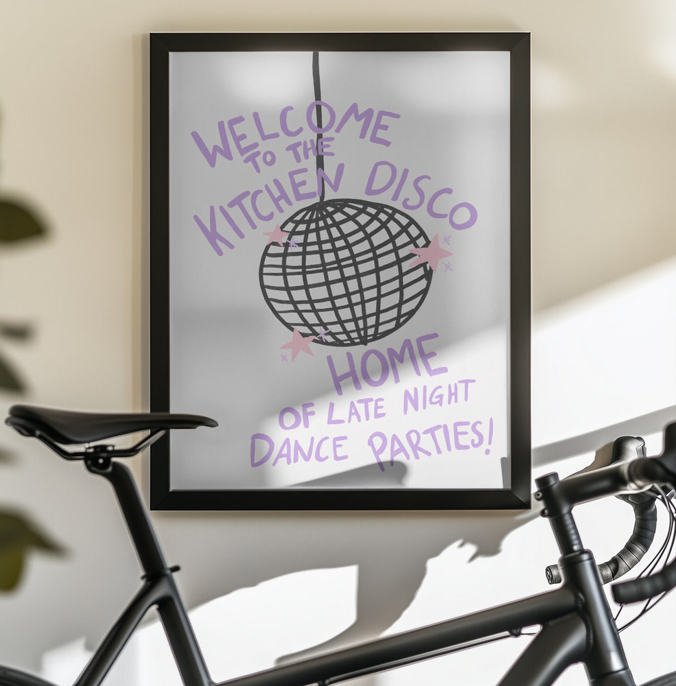 Kitchen Disco - Poster / Art Print - interiör