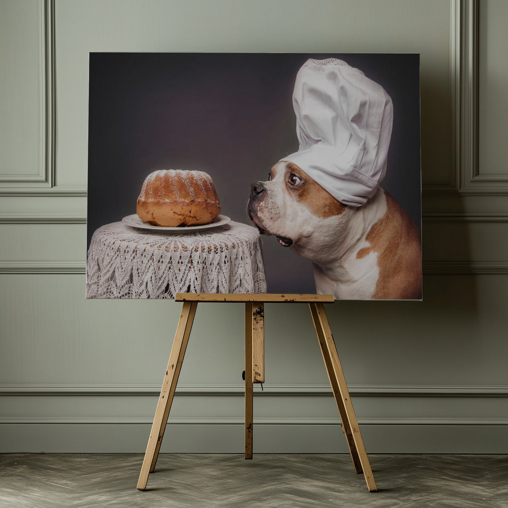 The Confectioner and his masterpiece - Poster / Art Print - interiör