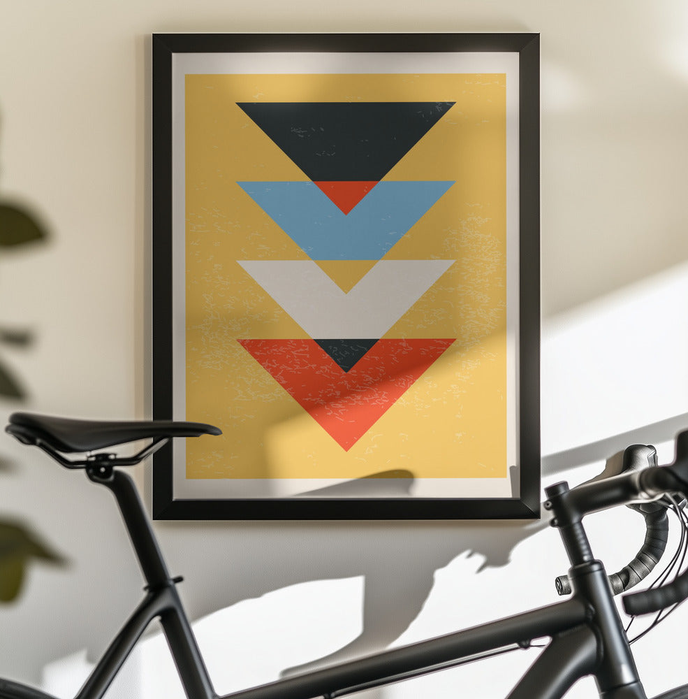 Minimal Abstract Shapes Series #8 - Poster / Art Print - interiör