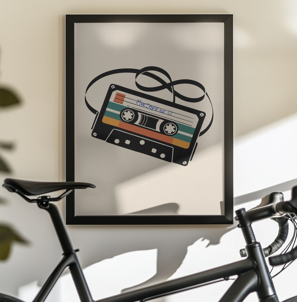 Mixtape No 12 - Poster / Art Print - interiör