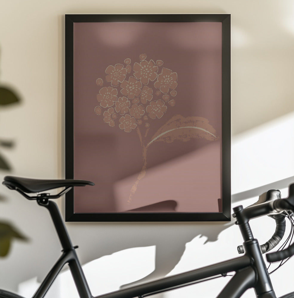 Mocha blossom - Poster / Art Print - interiör