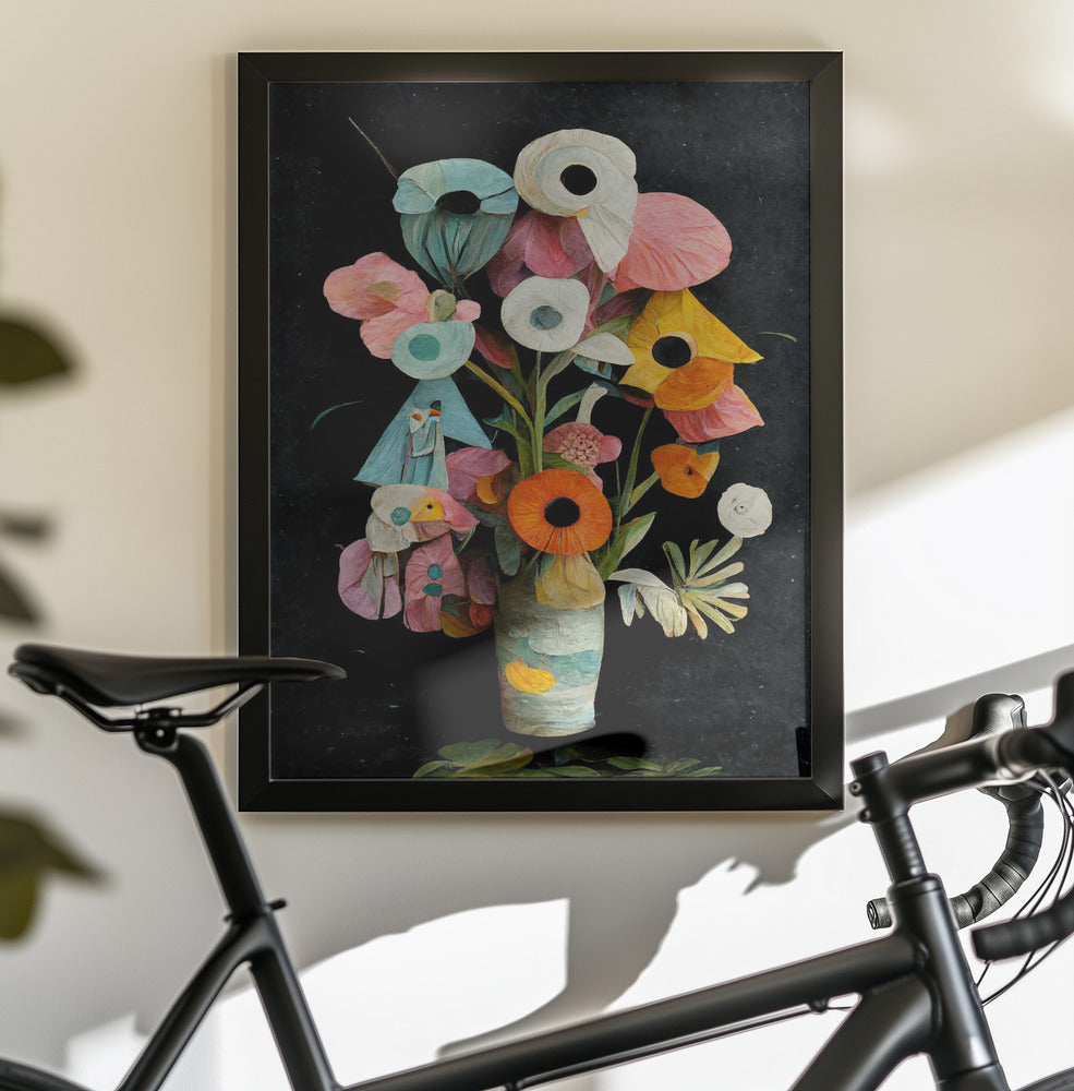 Les Fleurs - Poster / Art Print - interiör