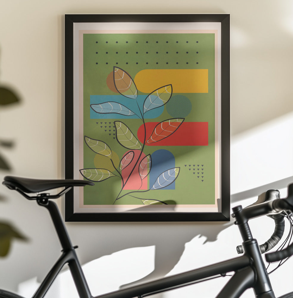 Tropical Geometry 7 - Poster / Art Print - interiör