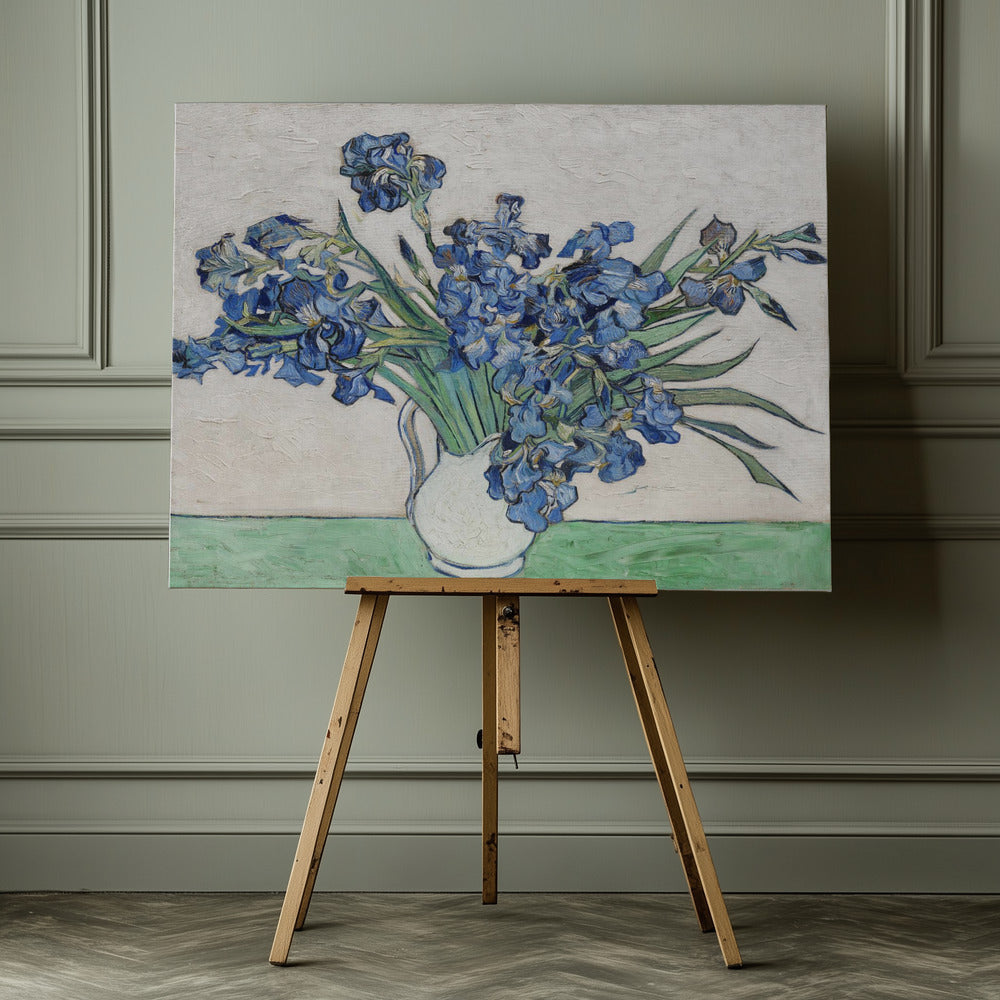 Vincent Van Gogh's Irises (1890). - Poster / Art Print - interiör