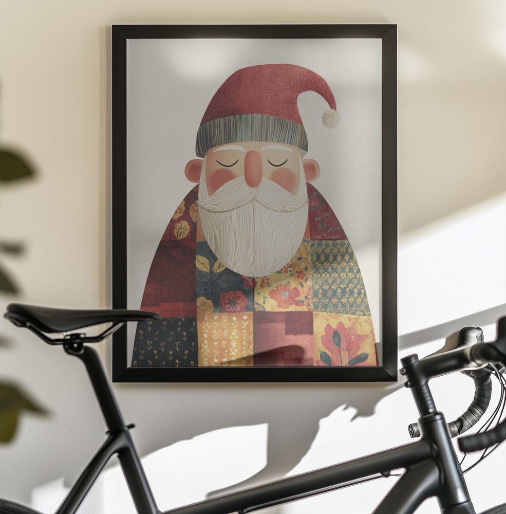 Calm Santa No 2 - Poster / Art Print - interiör
