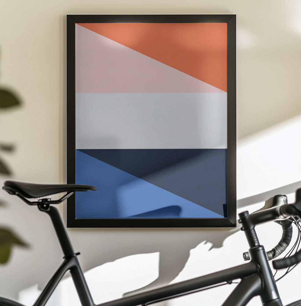 Four Triangles - Poster / Art Print - interiör
