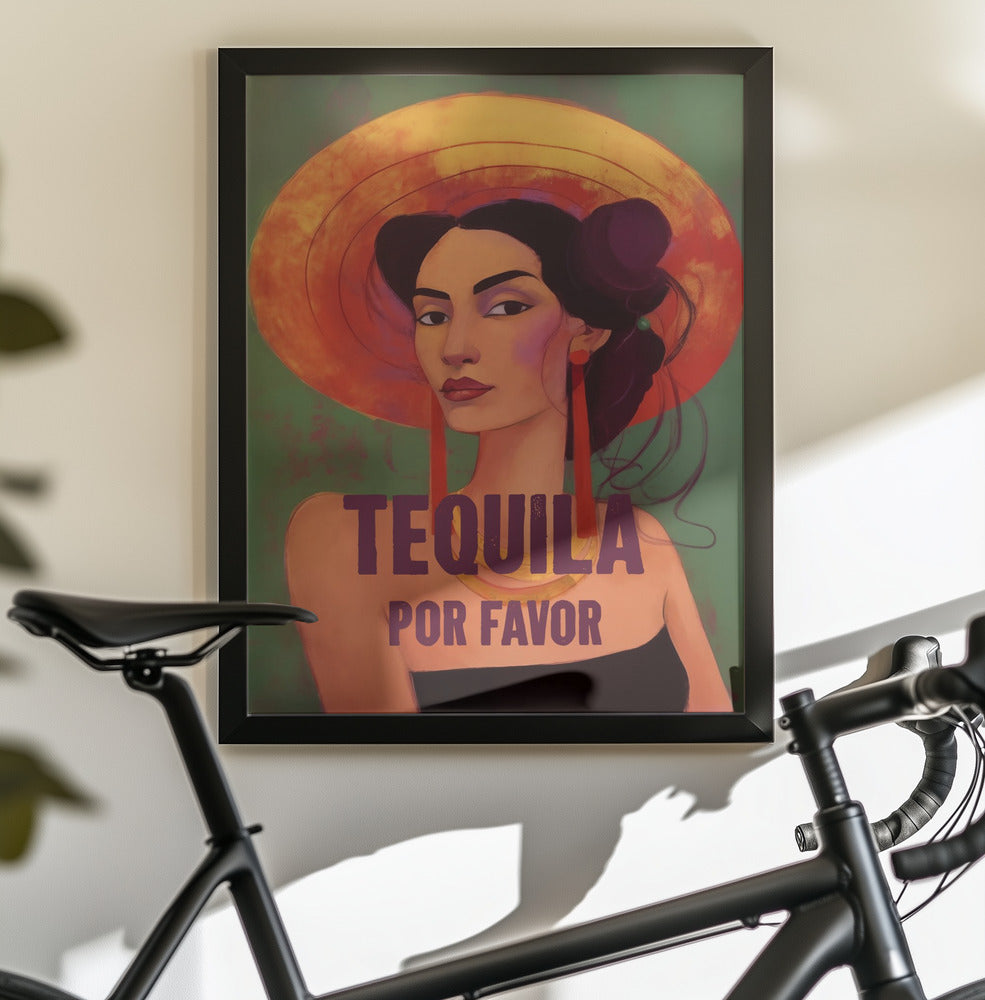 Tequila Por Favor - Poster / Art Print - interiör