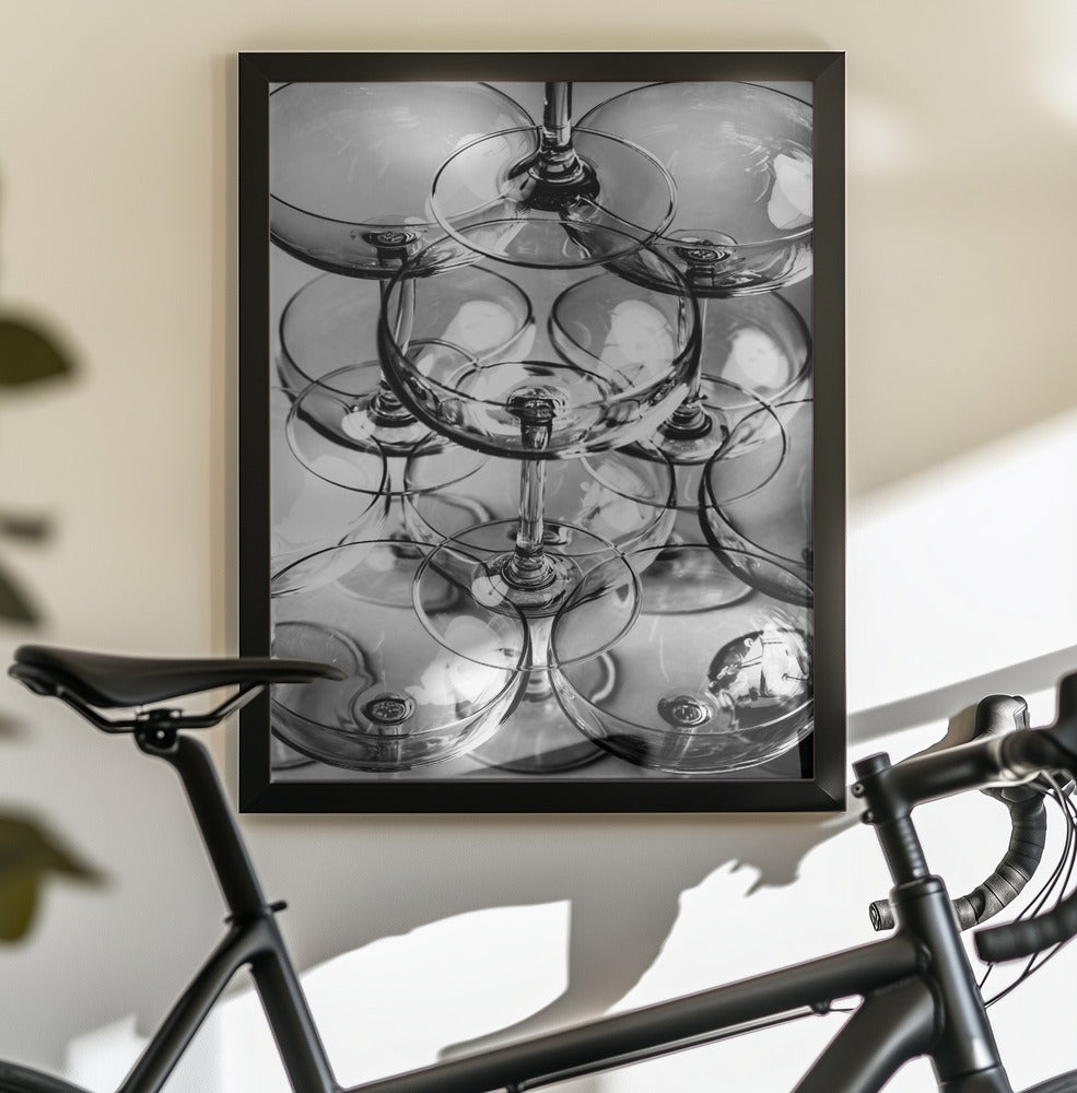 Champagne tower_8 - Poster / Art Print - interiör