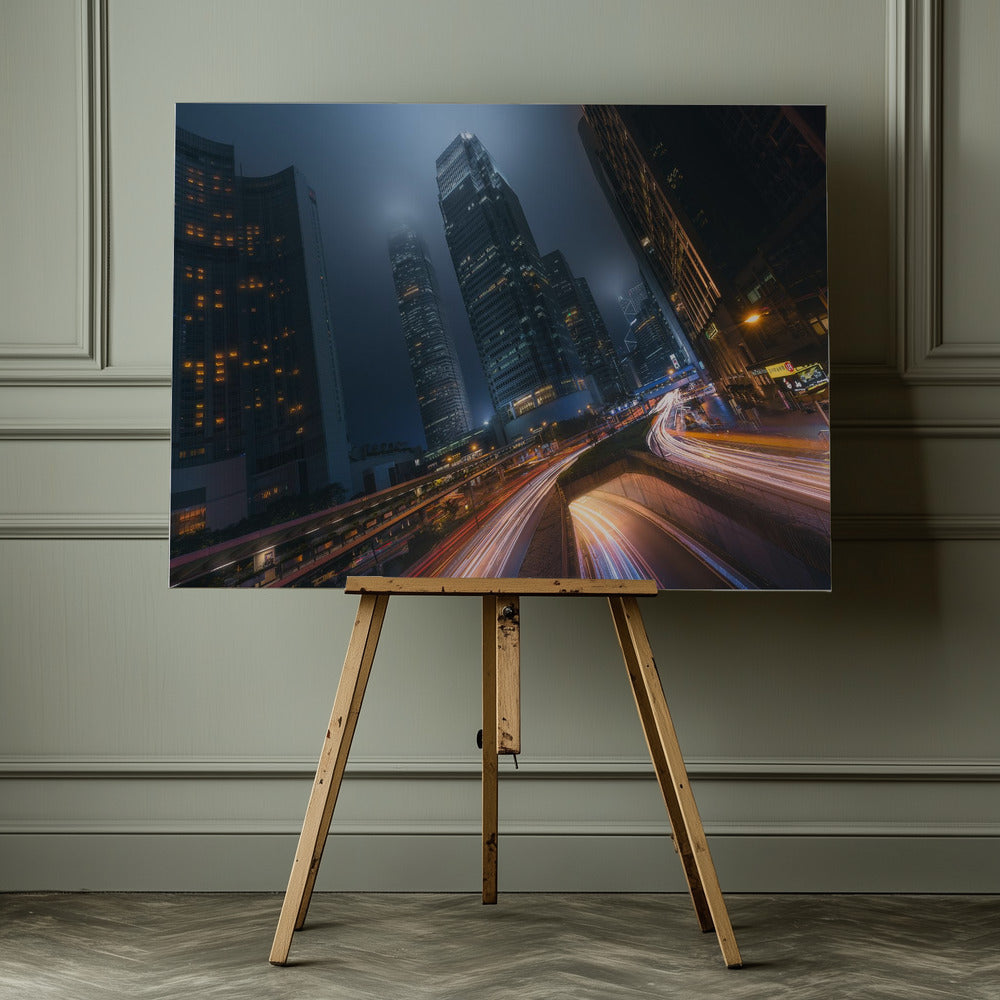 Driving Hong Kong - Poster / Art Print - interiör