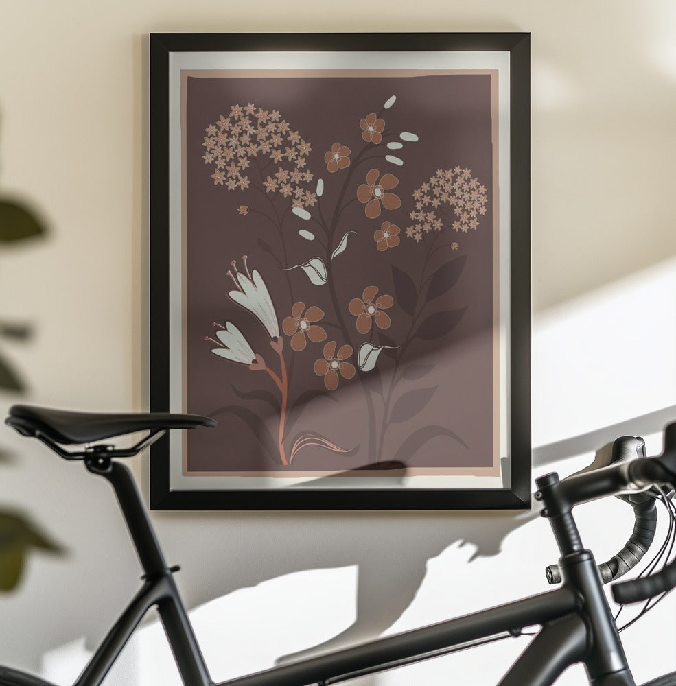 Floral Harmony - Poster / Art Print - interiör
