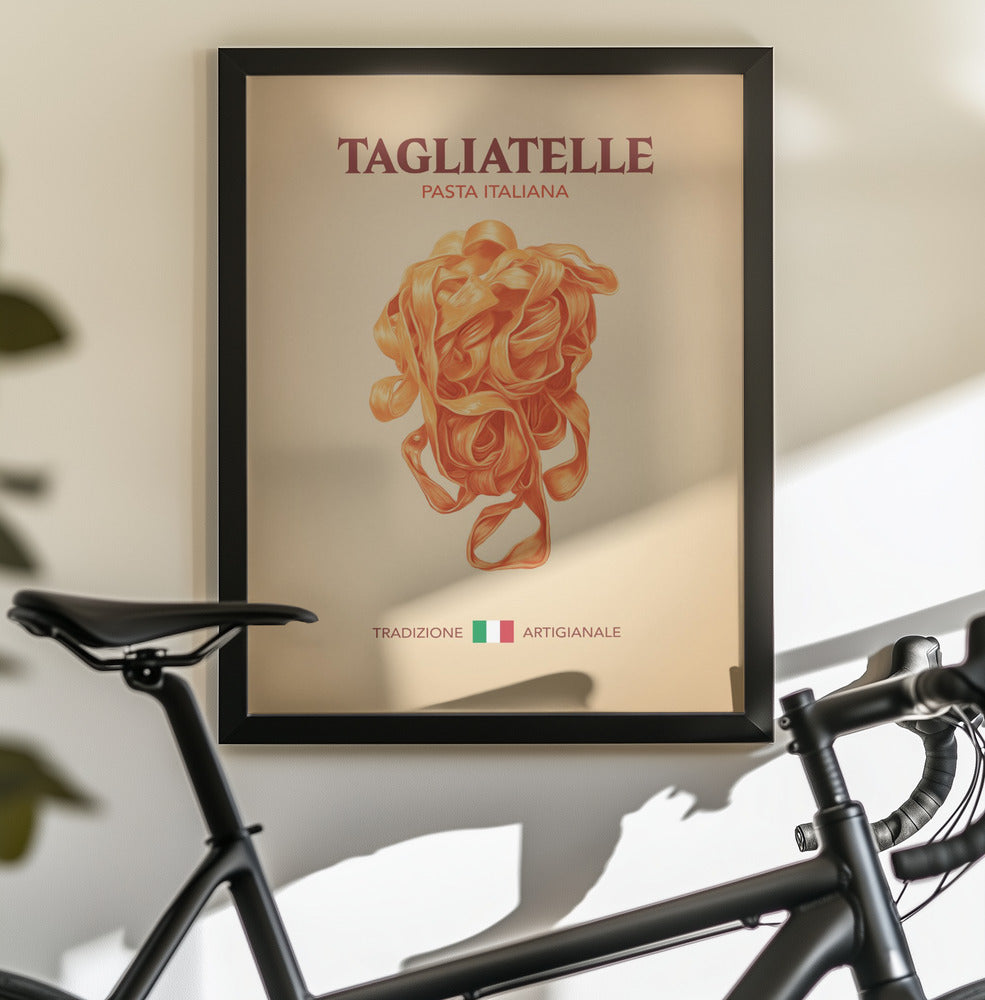 Tagliatelle Pasta Italiana - Poster / Art Print - interiör